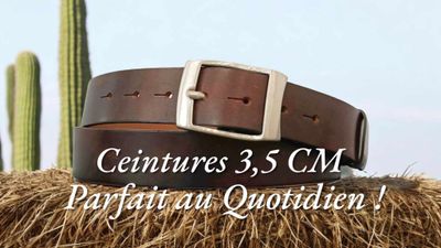 CEINTURE 3,5 CM DE LARGE