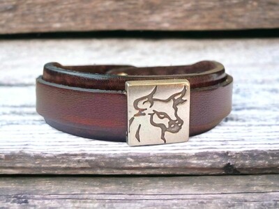 BRACELET COULISSANT TÊTE DE TAUREAU BRACELET COULISSANT TÊTE DE TAUREAU