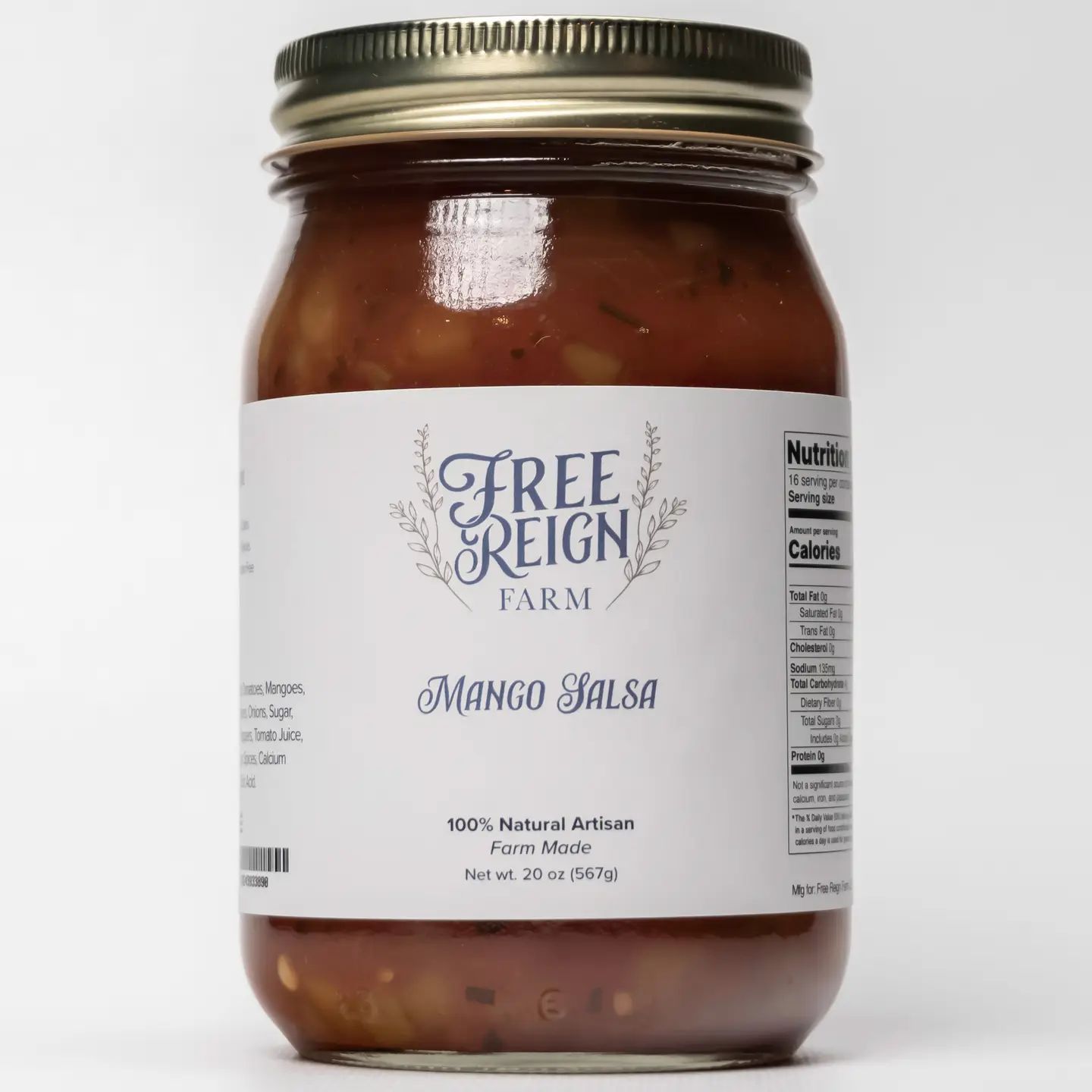 Amish Made Mango Salsa. All Natural with No Preservatives