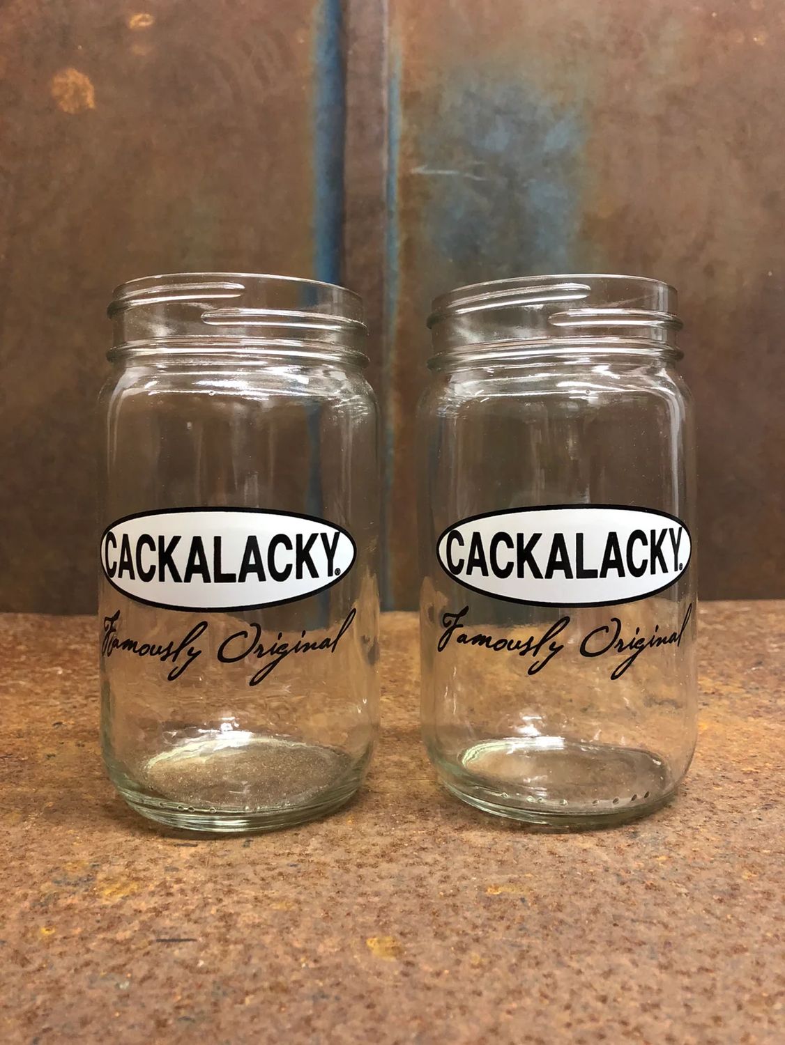 Famously Original® Cackalacky® Pint Drinking Jars - Set of 2