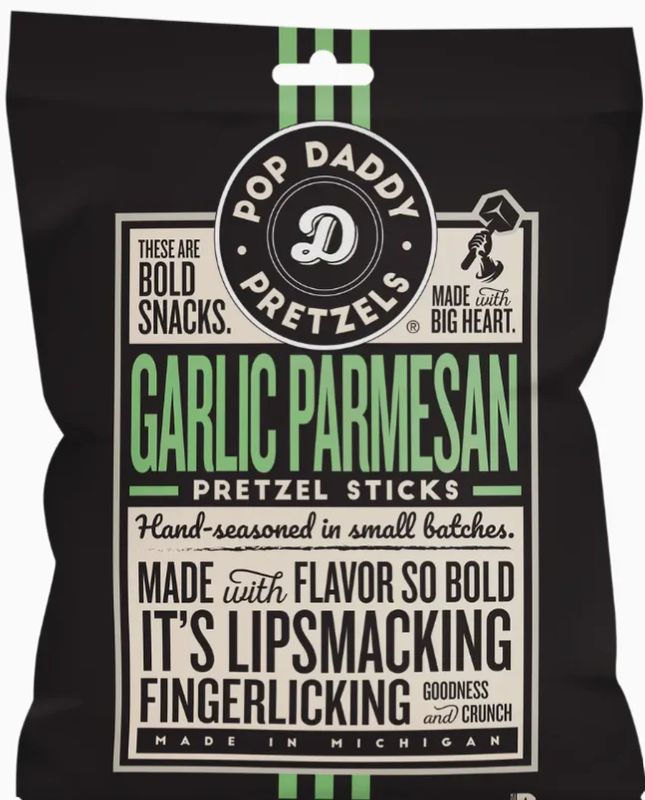 Garlic 1.5 oz pretzel bag