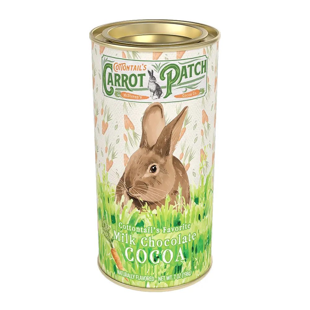 Cottontail's Carrot Patch Chocolate Cocoa (7oz Tins)