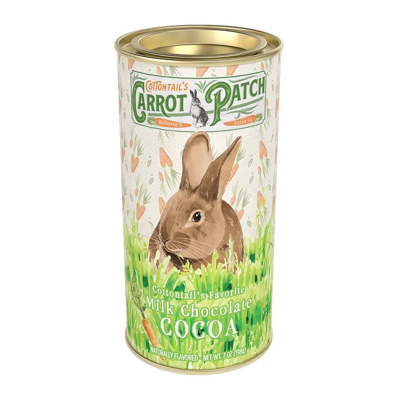Cottontail's Carrot Patch Chocolate Cocoa (7oz Tins)