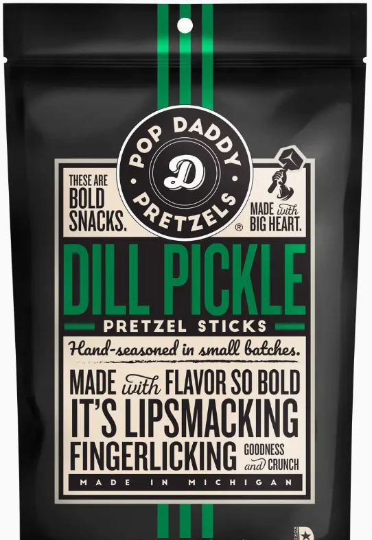 Dill Pickle 1.5 oz pretzel bag