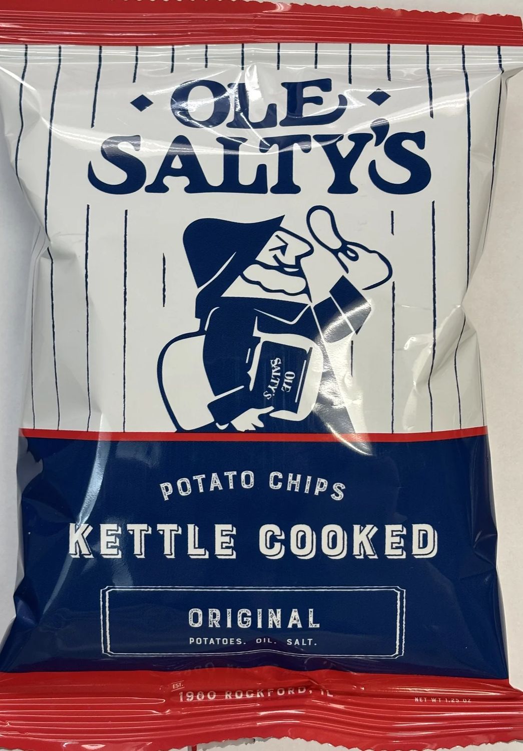 Ole Salty's 1.25oz Original Kettle Cooked Potato Chips