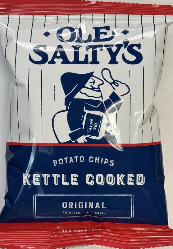 Ole Salty's 1.25oz Original Kettle Cooked Potato Chips