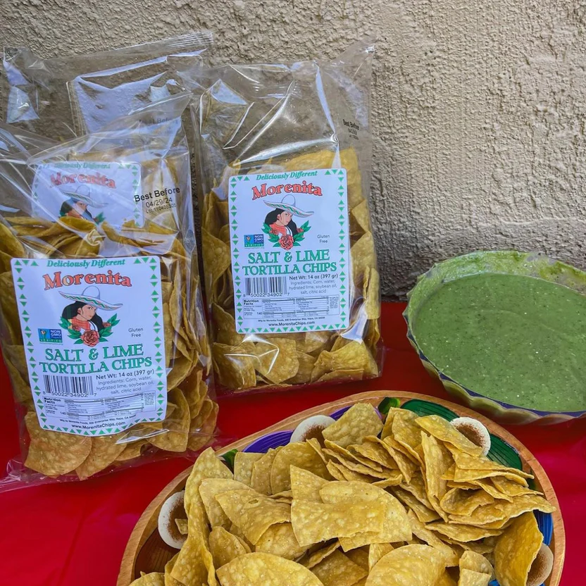 Salt & Lime Artisan Corn Tortilla Chips - Gluten Free