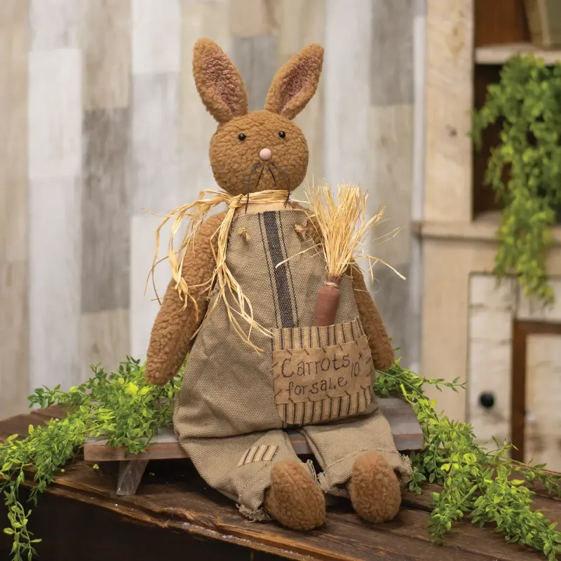 Ticking Patch Carrots For Sale Bunny Doll