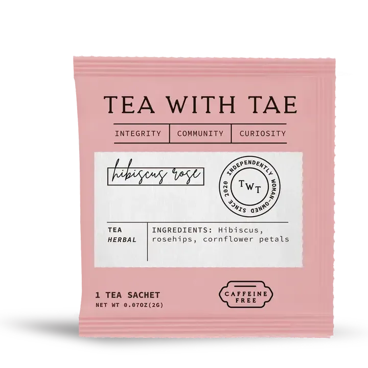 Hibiscus Rose Herbal Tea - Individually Wrapped Tea Bag Hibiscus Rose Herbal Tea - Individually Wrapped Tea Bag