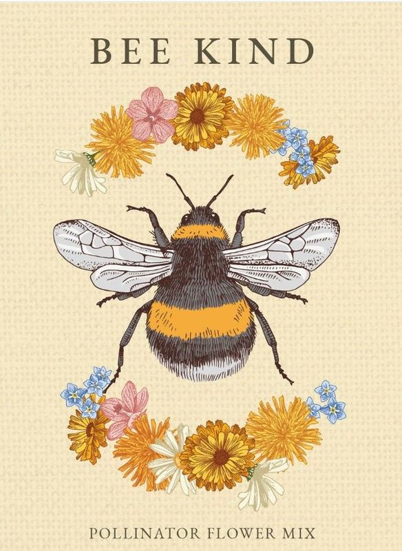 Bee Kind - Pollinator Wildflower Mix Seed Packets