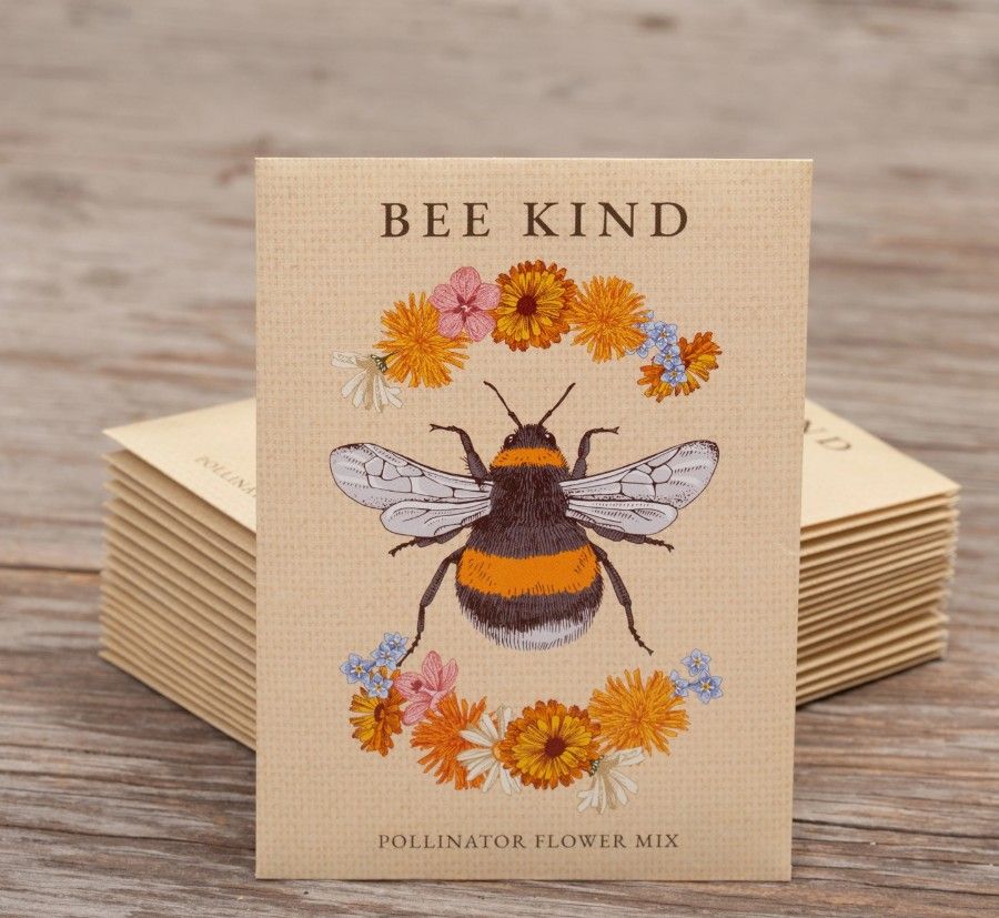Bee Kind - Pollinator Wildflower Mix Seed Packets