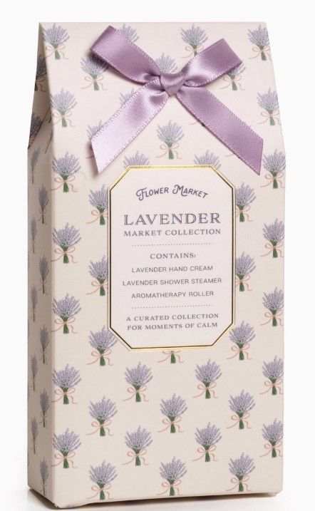 Lavender Spa Gift Set – Hand Cream, Shower Steamer & Roller