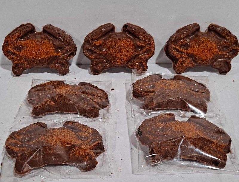 Mini Old Bay Dark Chocolate Crab