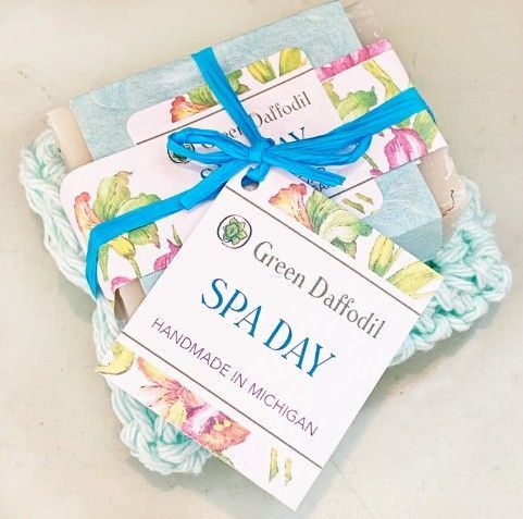 Spa Day Soap & Washcloth Set - Gift Set