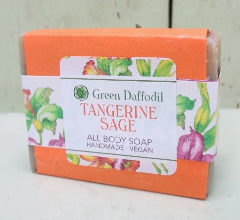 Tangerine Sage Soap & Washcloth Gift Set