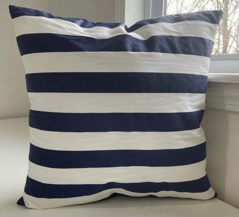 Pillow - Blue Stripe 18" x 18"