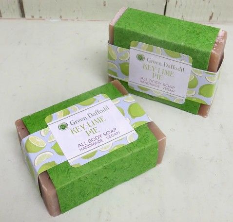 Key Lime Pie Soap & Washcloth Gift Set