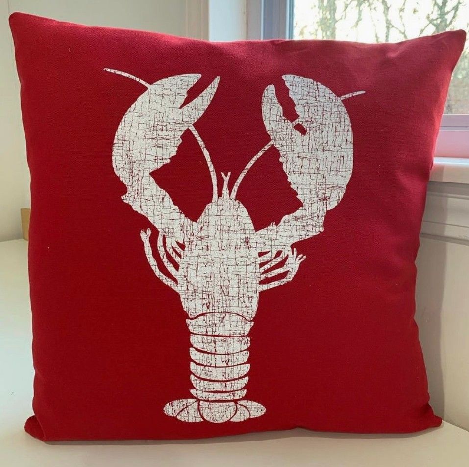 Pillow - Lobster 18" x 18"