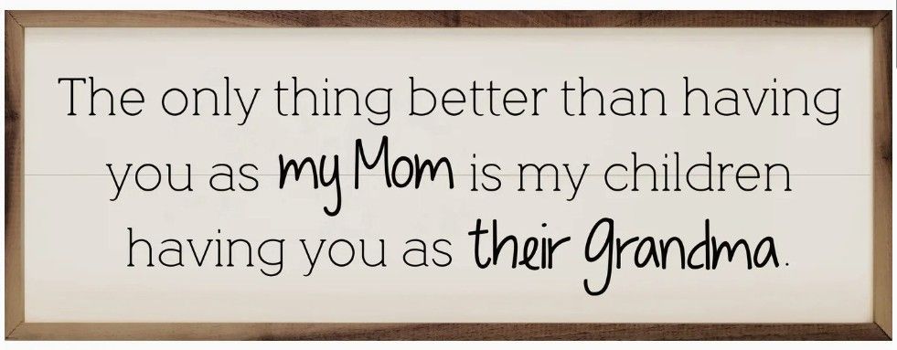 My Mom Their Grandma White