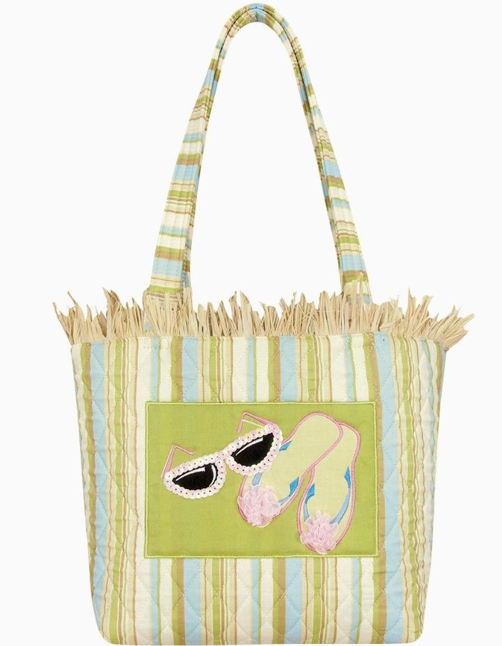 Flip Flops & Sunglasses Tote Bag Flip Flops & Sunglasses Tote Bag
