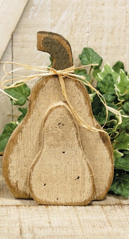 Rustic WHITE WASHED Wood Layered Tall Pumpkin Sitter - 9.5 Rustic WHITE WASHED Wood Layered Tall Pumpkin Sitter - 9.5"H