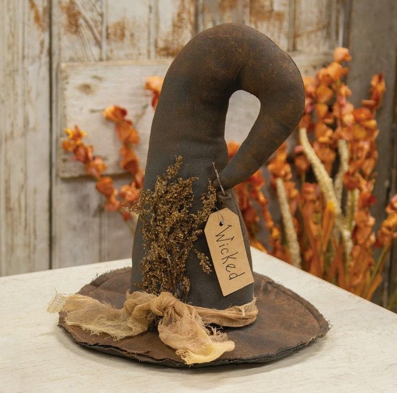 Primitive "Wicked" Witch Hat Sitter