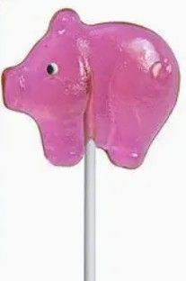 Pig lollipop