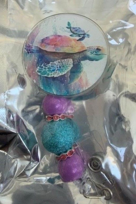 Sea Turtle Badge Reel