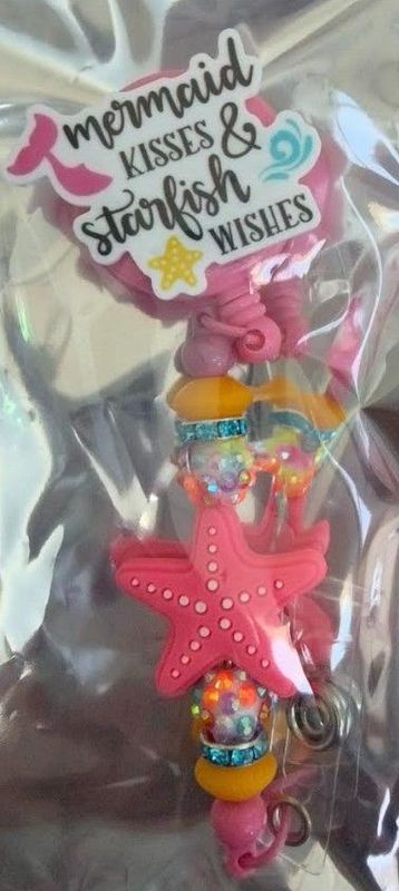 Mermaid Kisses & Starfish Wishes Badge Reel