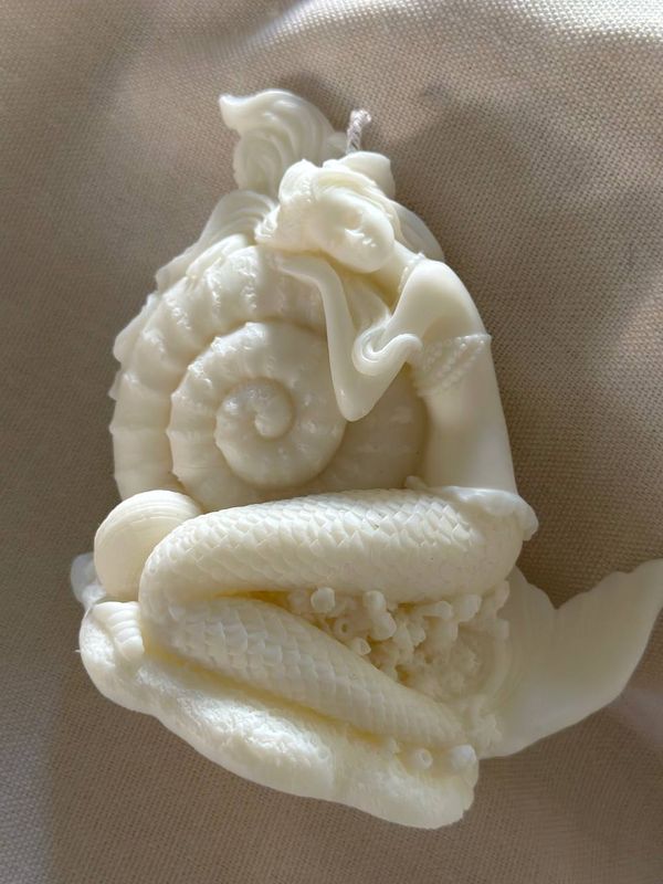 Mermaid Sculptural Candle