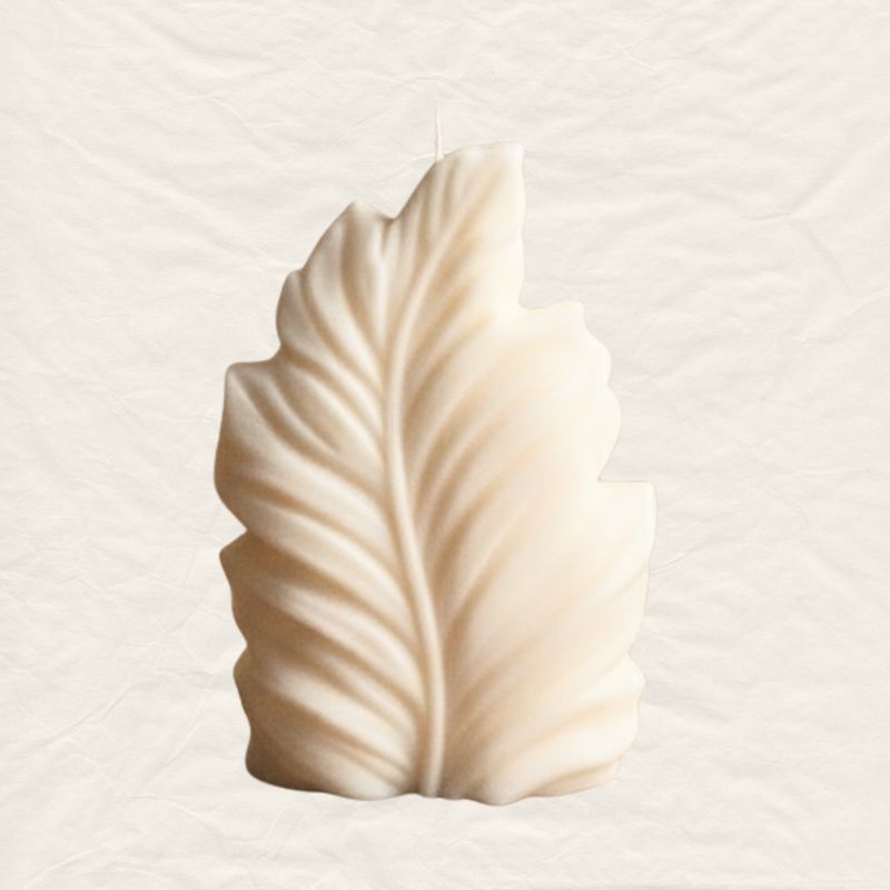 Leaf Candle 6 x 3 in