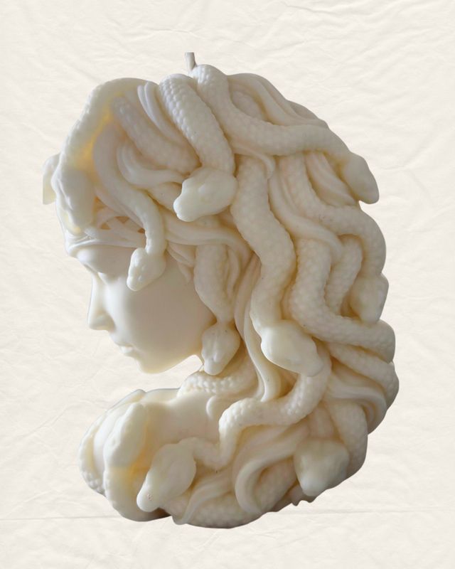 Greek Mythology Candle - Gorgon Head