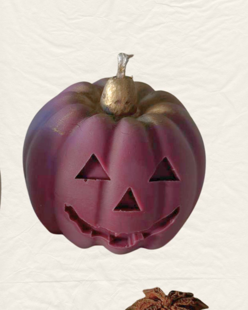 Pumpkin Candle - Halloween Decor