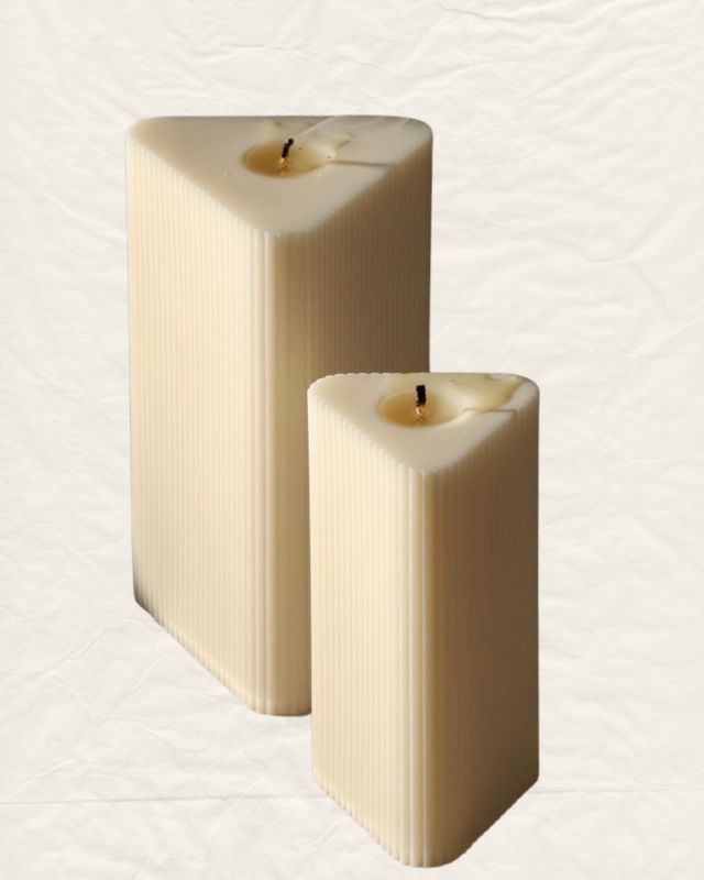 Triangle Pillar Candle
