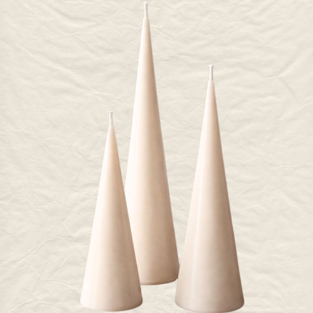 Cone Pillar Candle