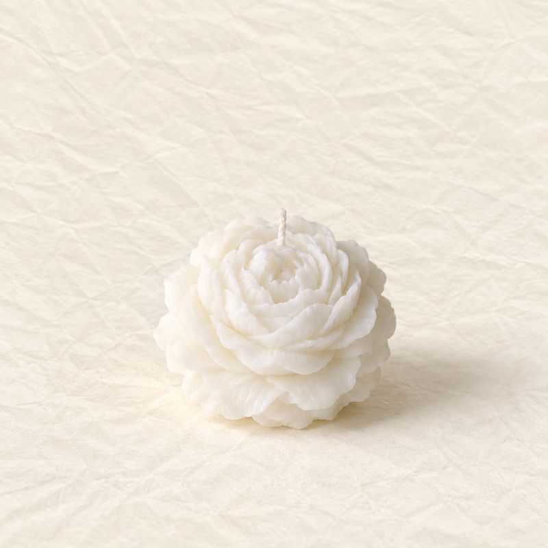 Small Peony Candle
