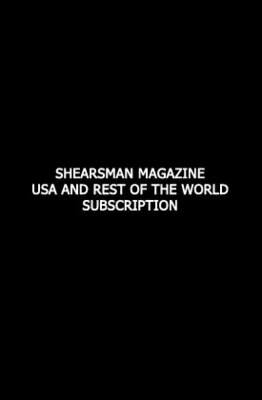Shearsman magazine Rest of the World Subscription
