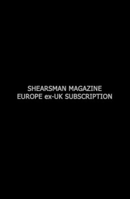 Shearsman magazine Europe ex-UK Subscription