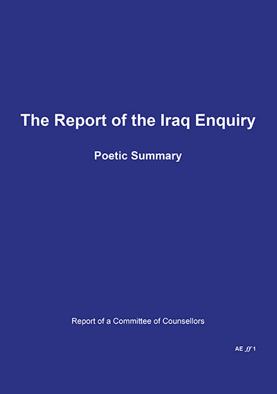 Amy Evans - The Report of the Iraq Enquiry - Poetic Summary