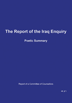 Amy Evans - The Report of the Iraq Enquiry - Poetic Summary