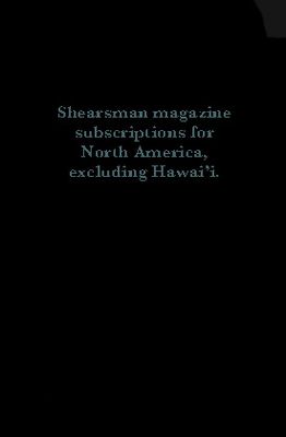 Shearsman magazine North America Subscription Shearsman magazine North America Subscription