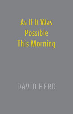 David Herd - As If It Was Possible This Morning David Herd - As If It Was Possible This Morning