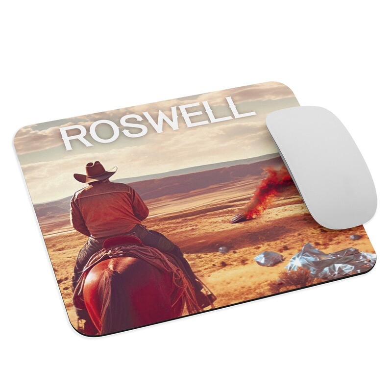ROSWEL 1947 Cowboy Mouse Pad