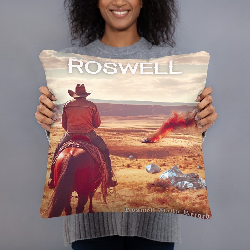 Roswell 1947 Cowboy - Pillows