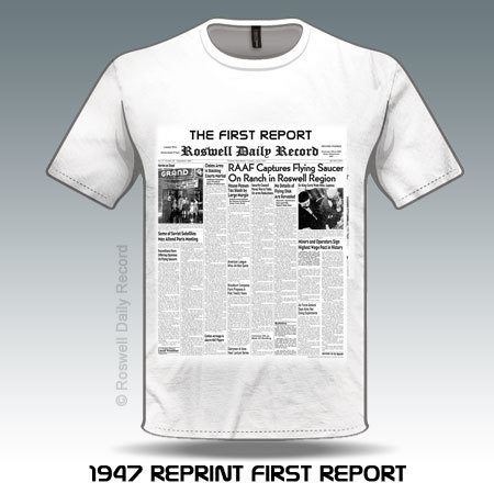 Roswell Daily Record® 1947 First Report Shirt
