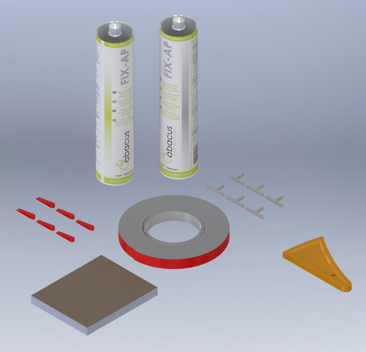 Lustrolite Bathroom Installation Kit (for 2 Panels)