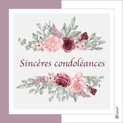 Condoléances