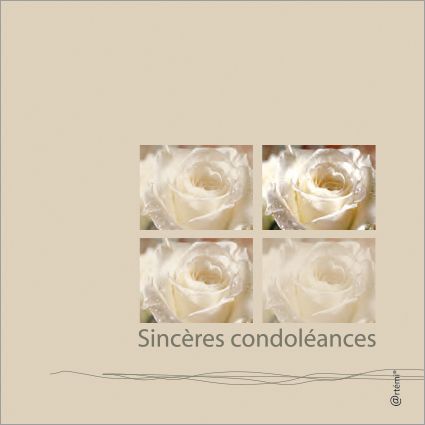 Sincères condoléances