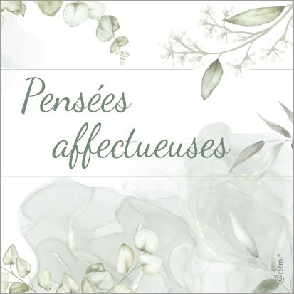 Pensées affectueuses