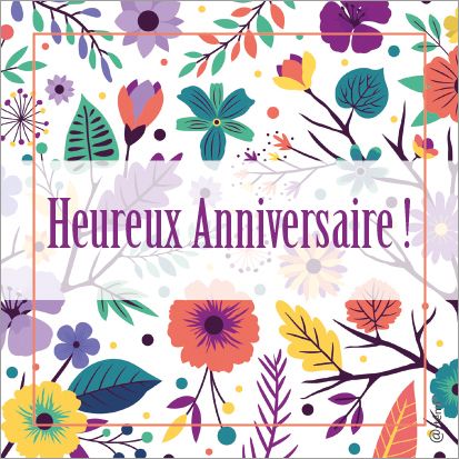 Heureux anniversaire